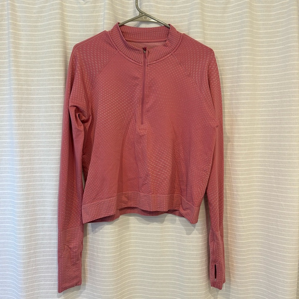 Lululemon cropped quarter zip